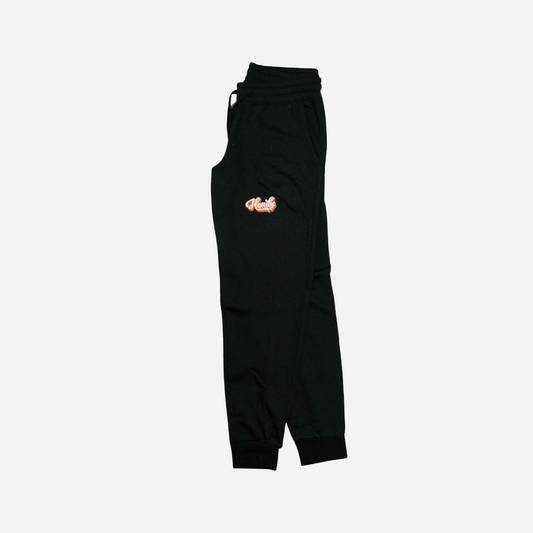 "Hendy" Embroidered Joggers | Black
